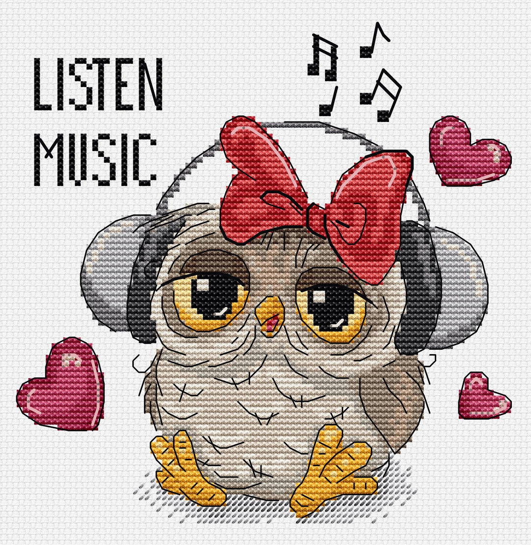 Listen Music B1402L Counted Cross-Stitch Kit