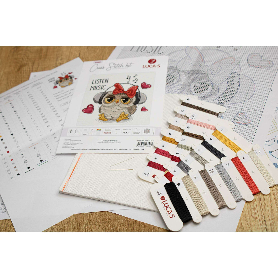Listen Music B1402L Counted Cross-Stitch Kit