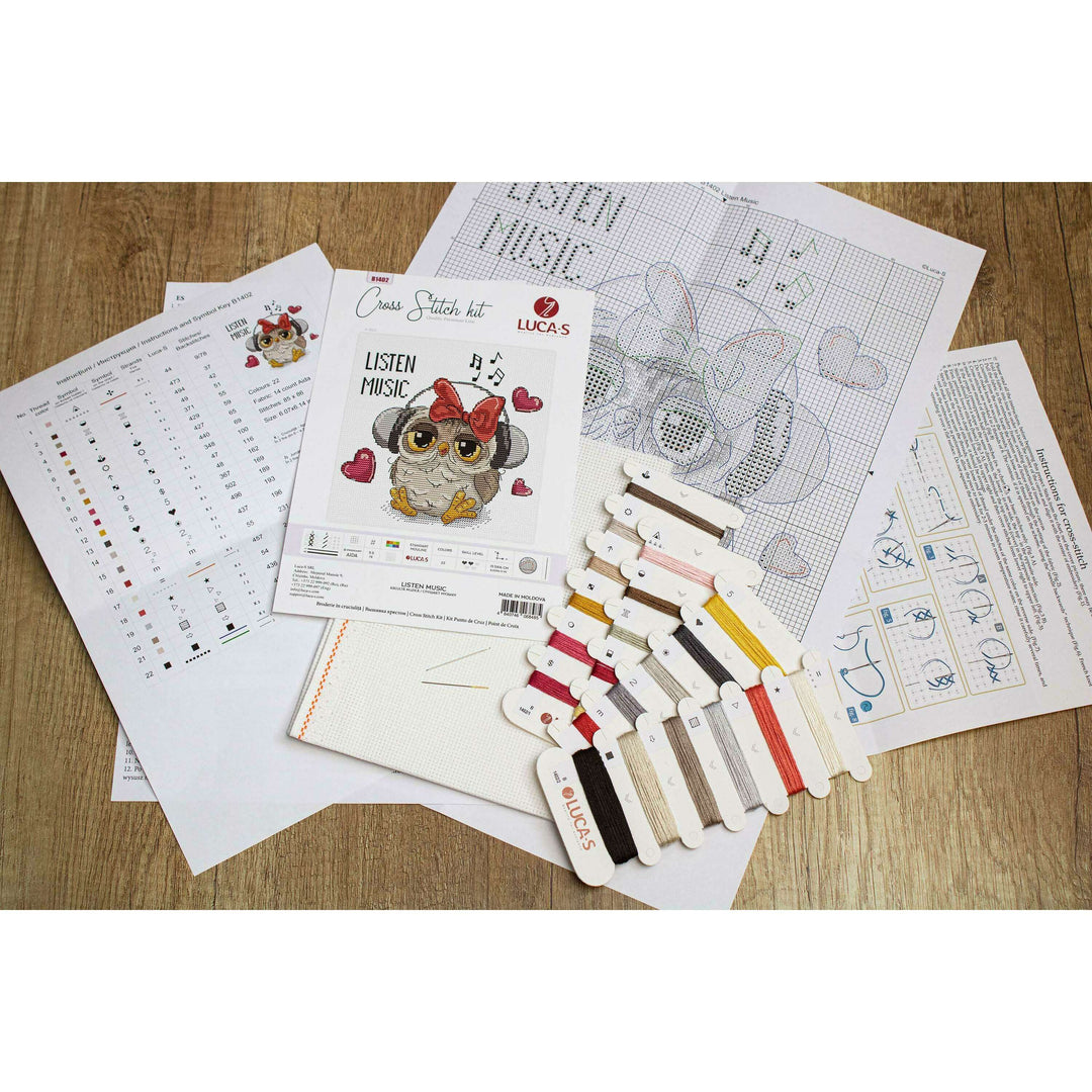 Listen Music B1402L Counted Cross-Stitch Kit