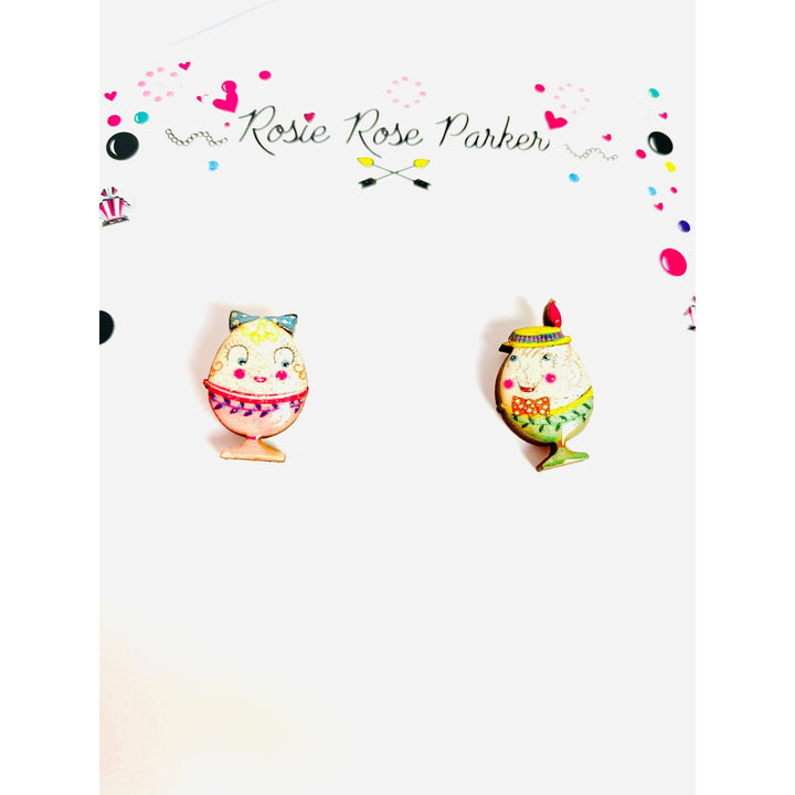 Little Easter Egg Studs by Rosie Rose Parker