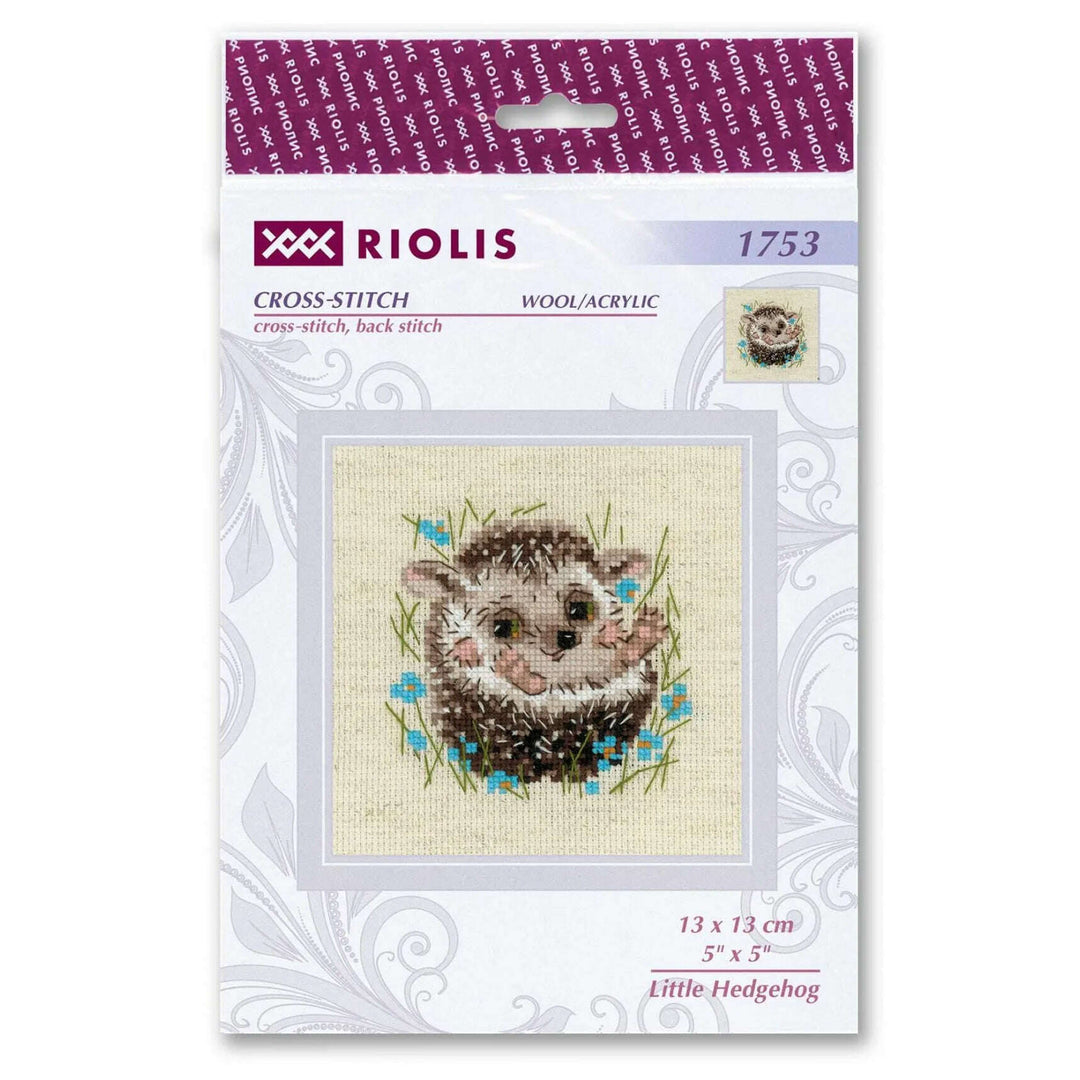 Little Hedgehog R1753 Counted Cross Stitch Kit