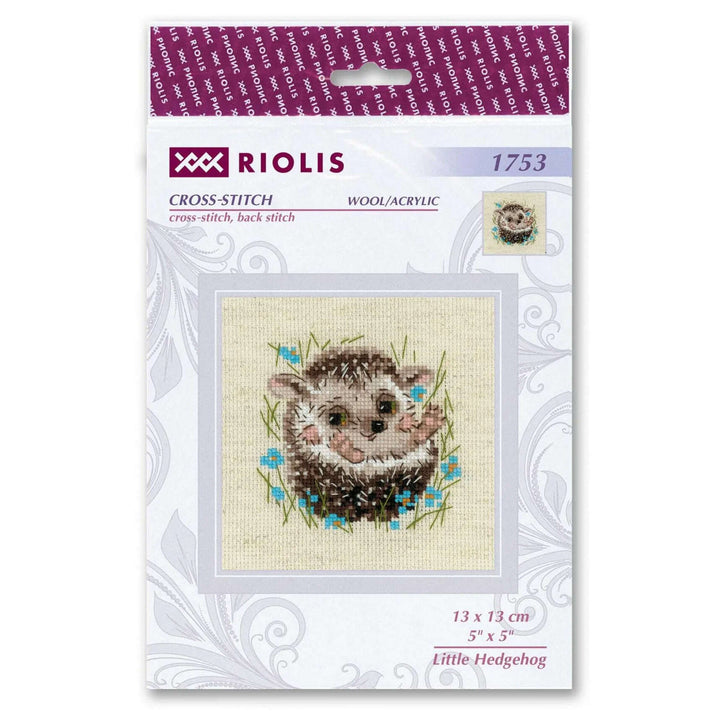 Little Hedgehog R1753 Counted Cross Stitch Kit