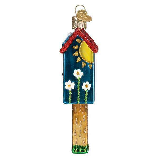 Old World Christmas Little Library Blown Glass Ornament