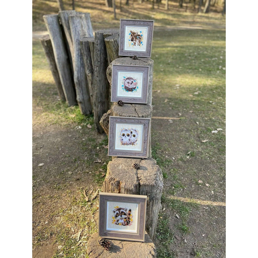 Little Raccoon R1754 Counted Cross Stitch Kit