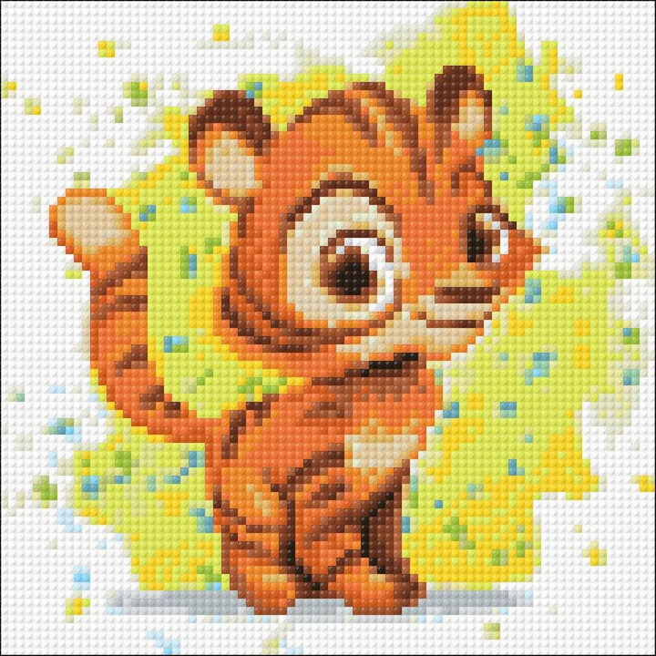 Little Tiger CS2700 7.9 x 7.9 inches Crafting Spark Diamond Painting Kit