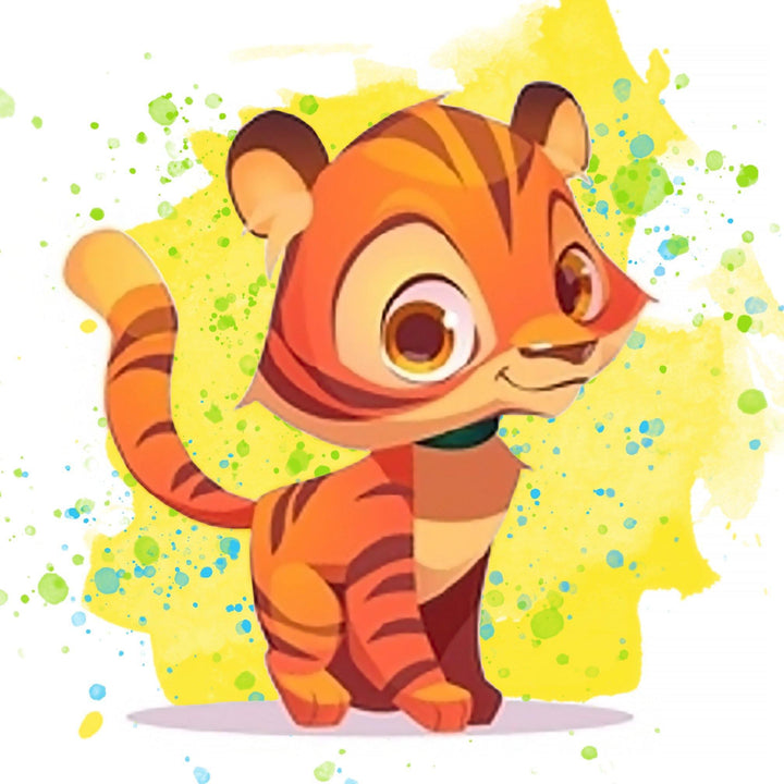 Little Tiger CS2700 7.9 x 7.9 inches Crafting Spark Diamond Painting Kit