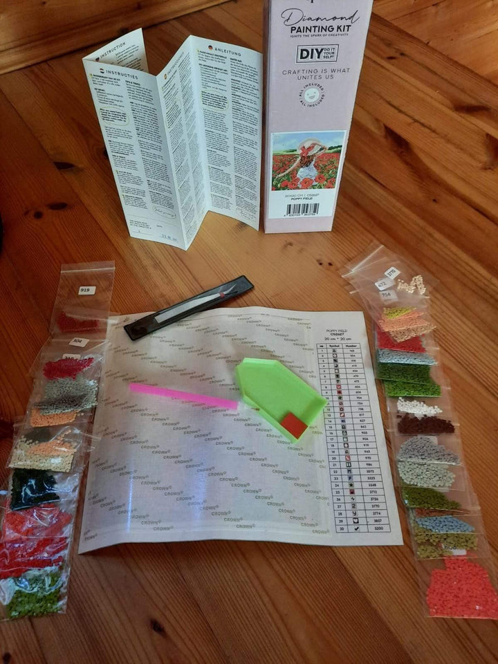 Little Tiger CS2700 7.9 x 7.9 inches Crafting Spark Diamond Painting Kit