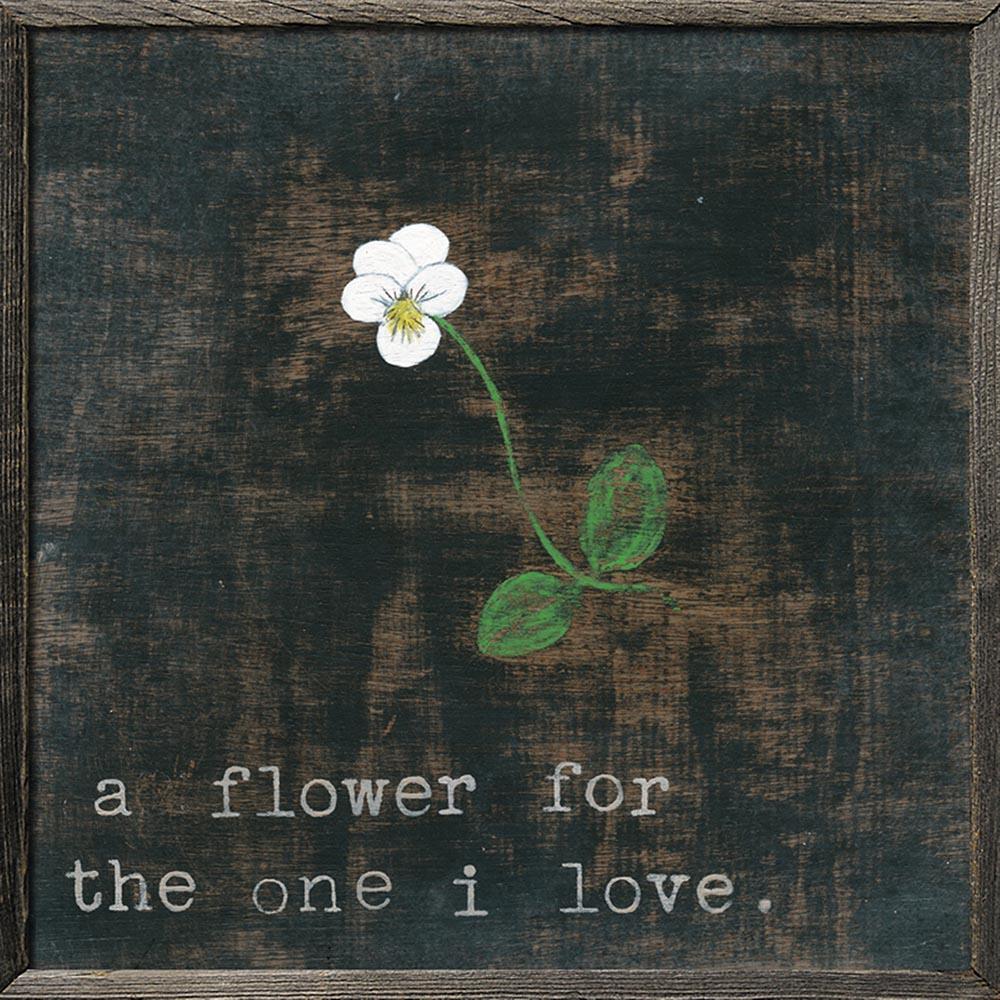 "Little White Flower for the One I Love" Art Print - Quirks!