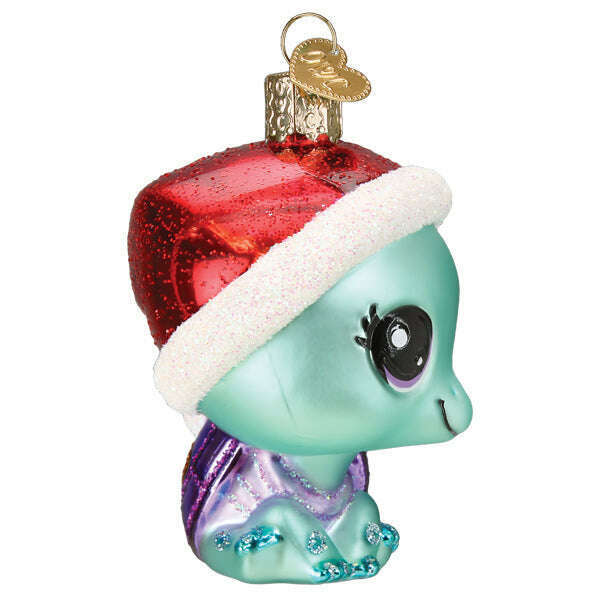 Old World Christmas Littlest Pet Shop Bev Blown Glass Ornament