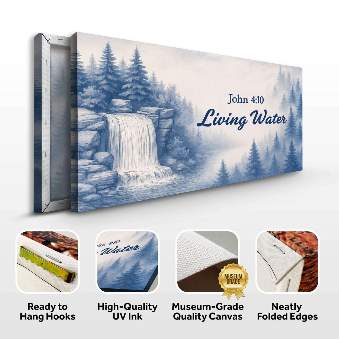 Living Water - John 4:10 Faith Sign