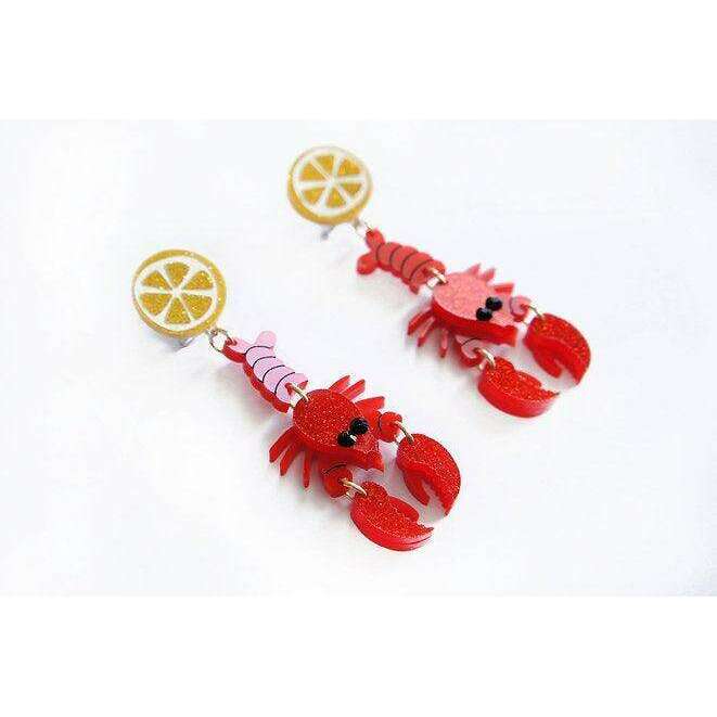 Lobster Earrings by Laliblue - Quirks!