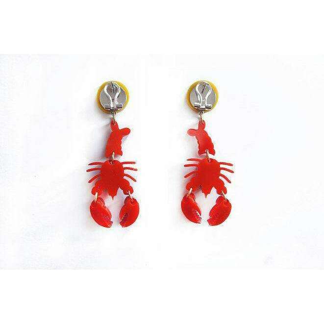 Lobster Earrings by Laliblue - Quirks!