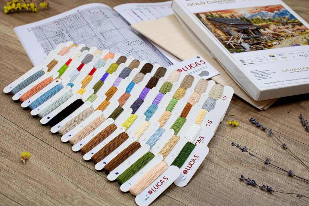 Log Cabin General Store B2413L Counted Cross-Stitch Kit