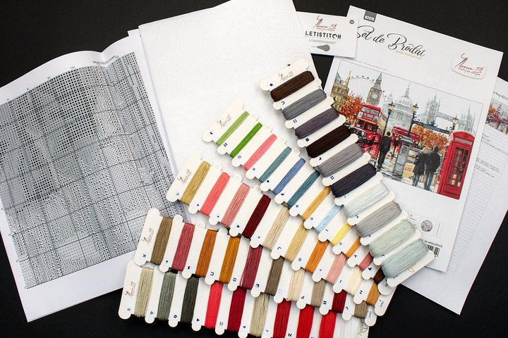 London B2376L Counted Cross-Stitch Kit