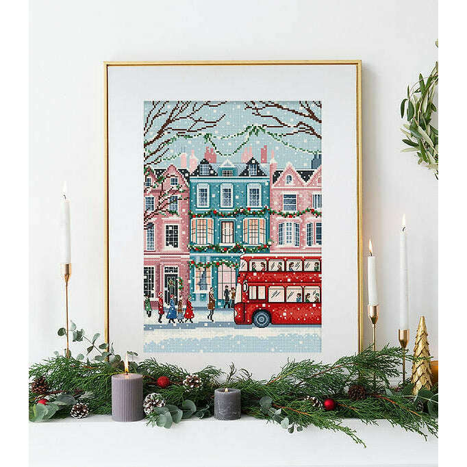London Snowfall L9919 Counted Cross Stitch Kit