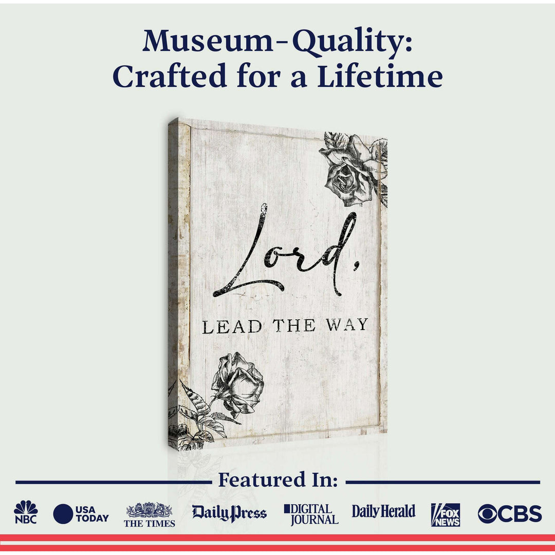 Lord Lead The Way Faith Sign