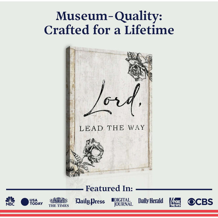 Lord Lead The Way Faith Sign
