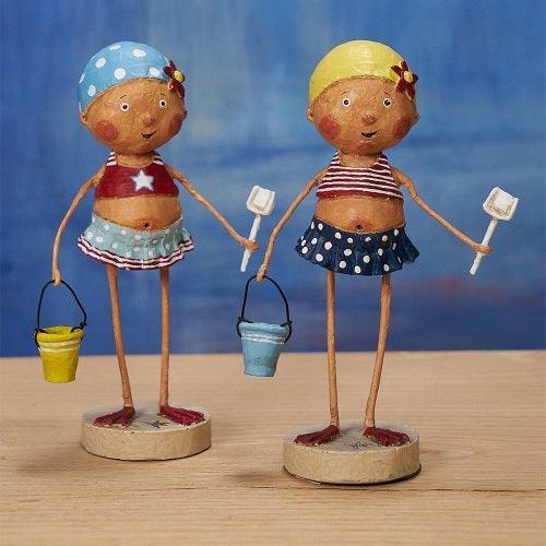 Lori Mitchell - Bathing Beauties Set of 2 Figurines - Quirks!