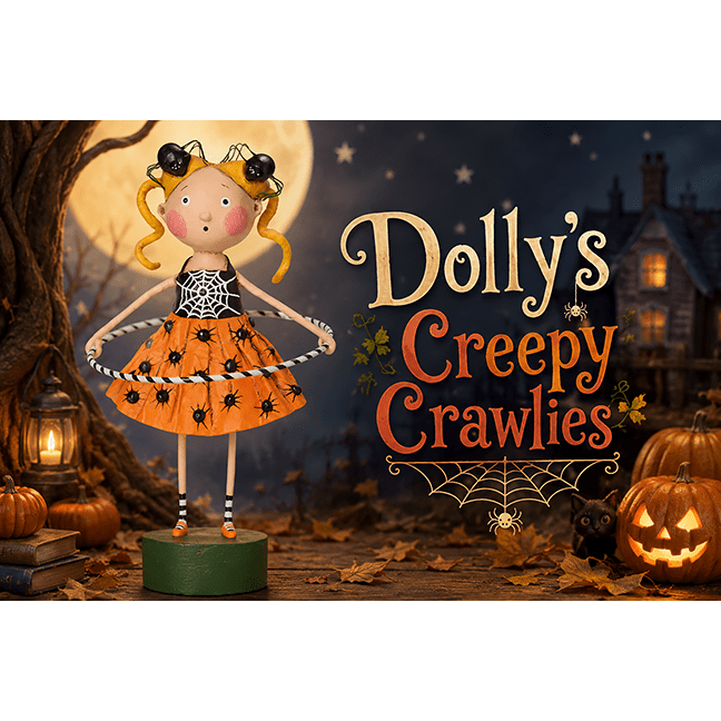 Dolly's Creepy Crawlies Halloween Figurine by Lori Mitchell – view 3