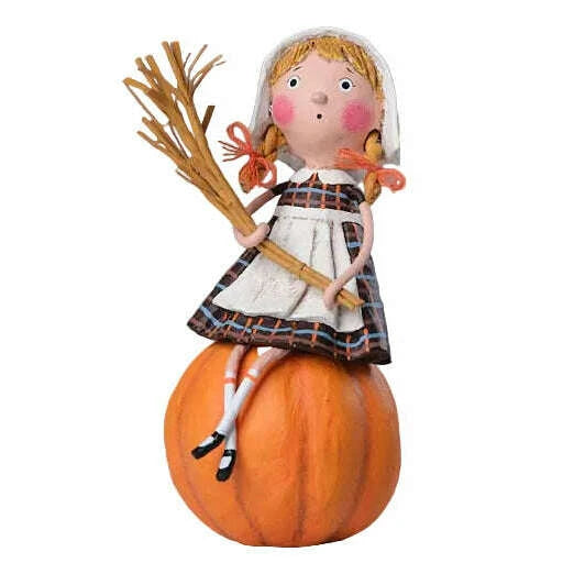 Grateful Greta Thanksgiving Figurine by Lori Mitchell