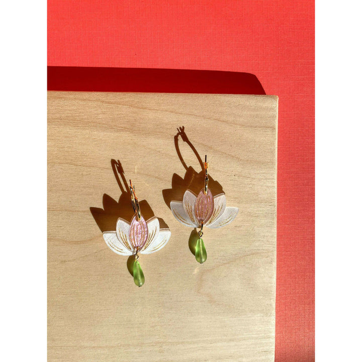 Lotus Earrings