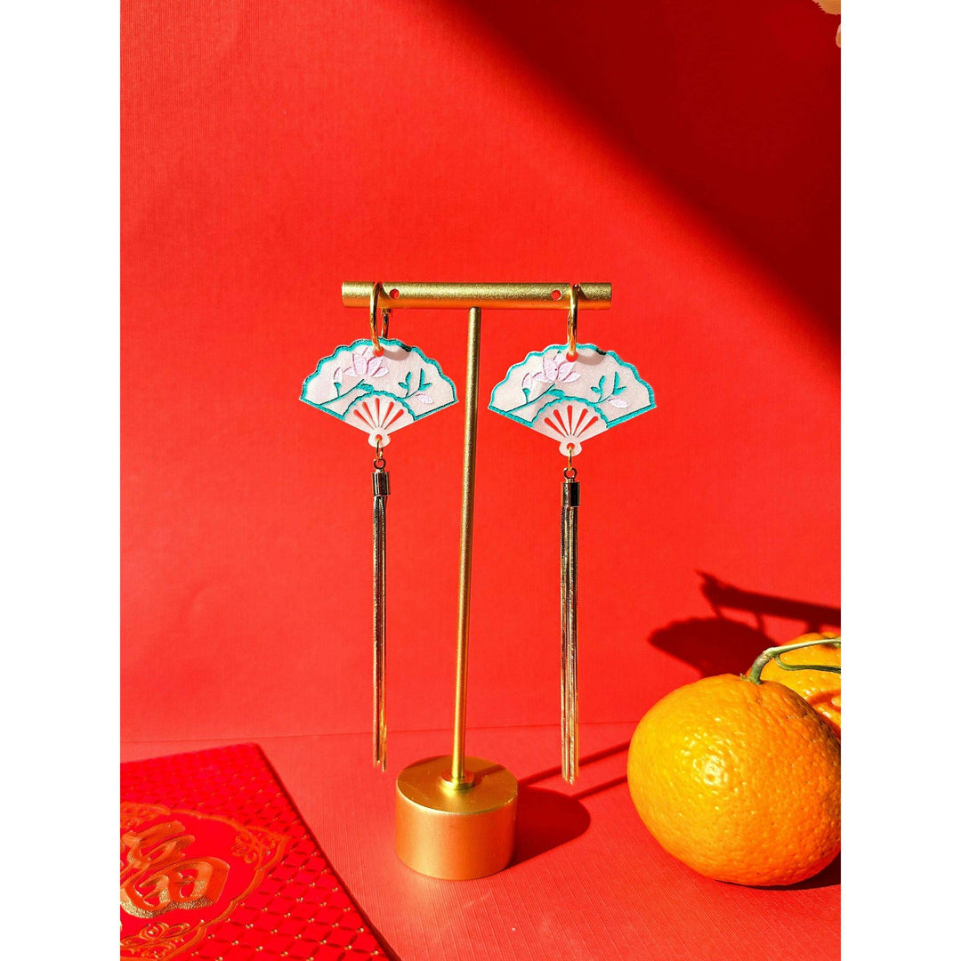 Lotus Fan Earrings