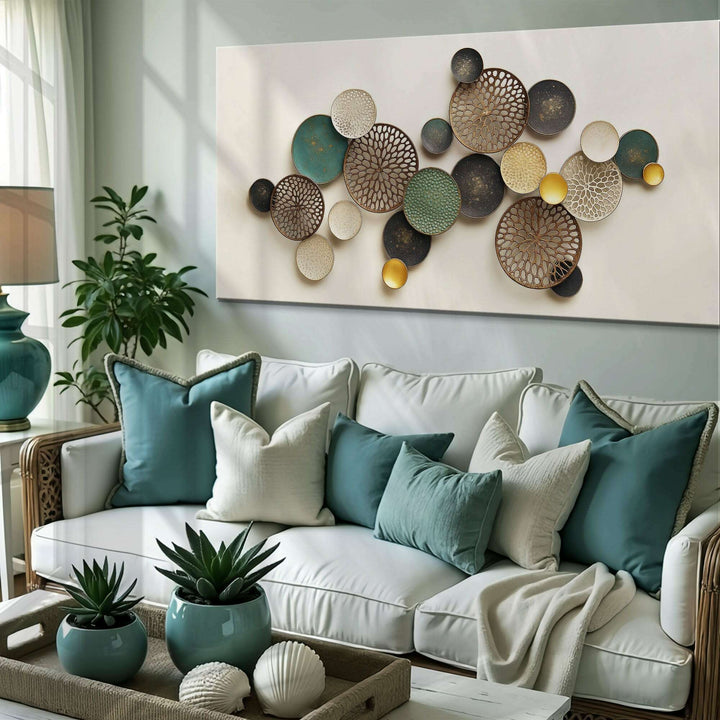 Lotus Leaf Abstract Wall Art II