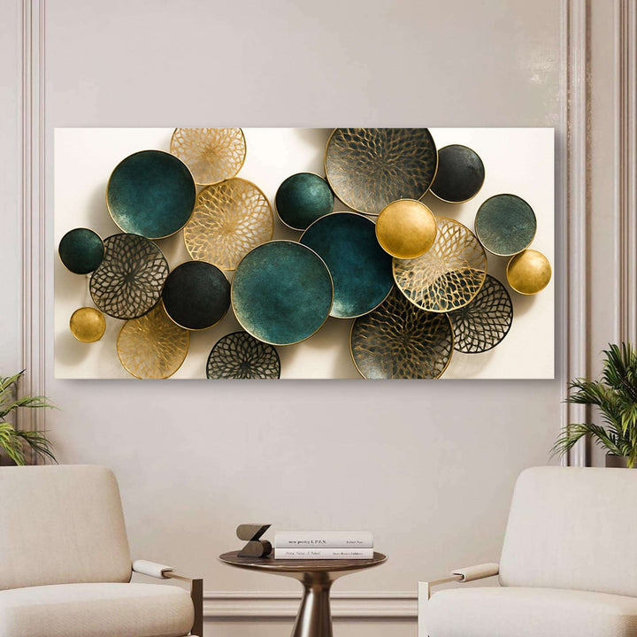 Lotus Leaf Abstract Wall Art VIII