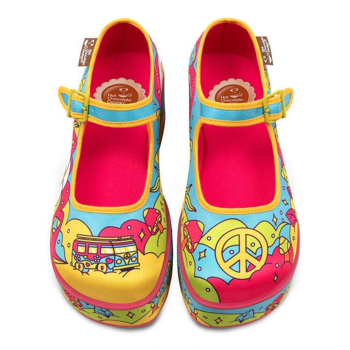 Love On The Road Women's Mary Jane Platforms