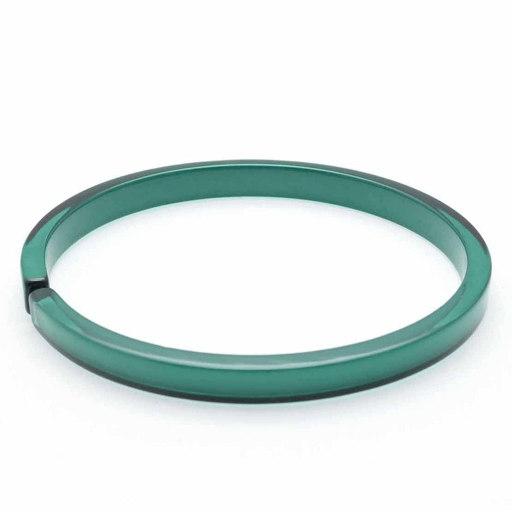 Love Stack Resin Acrylic Bracelet Dark Green - Quirks!