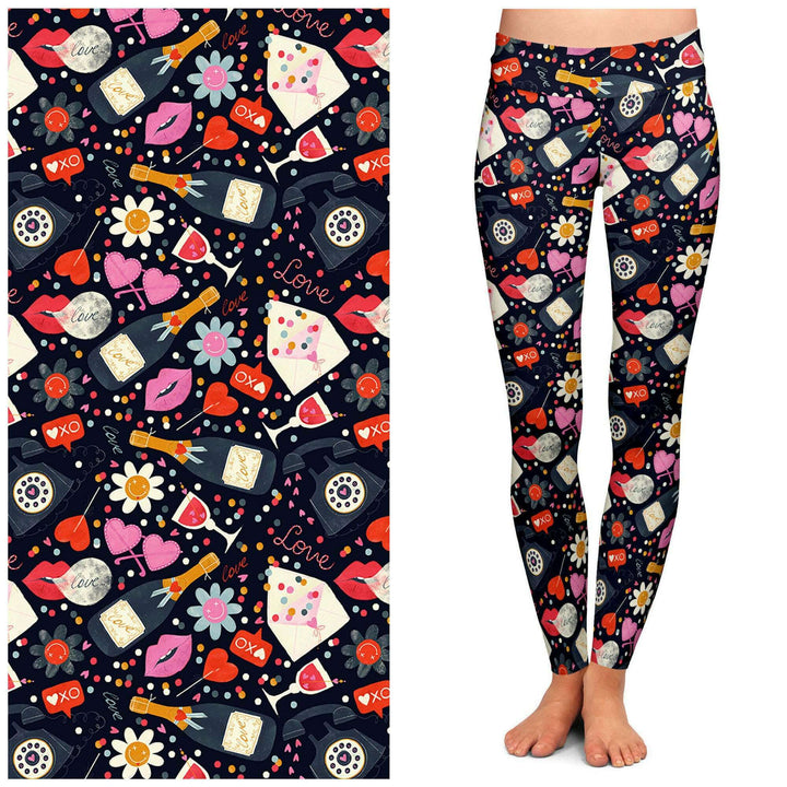 Love Struck Leggings TC by Lipstick & Chrome