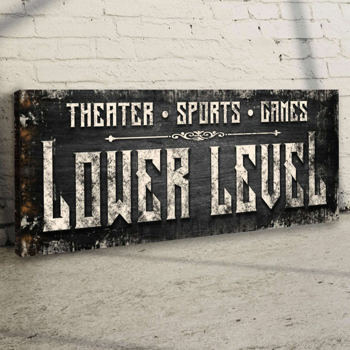 Lower Level Sign