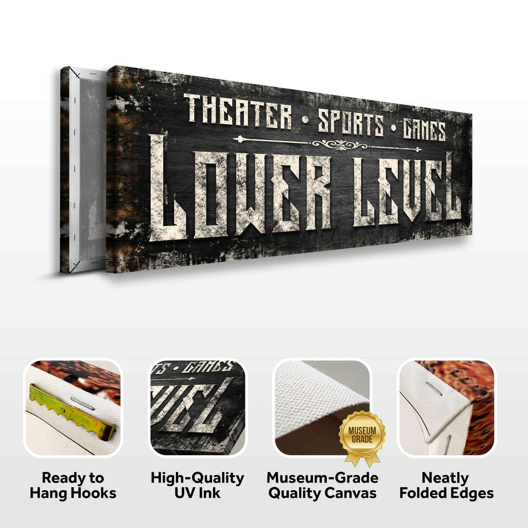 Lower Level Sign