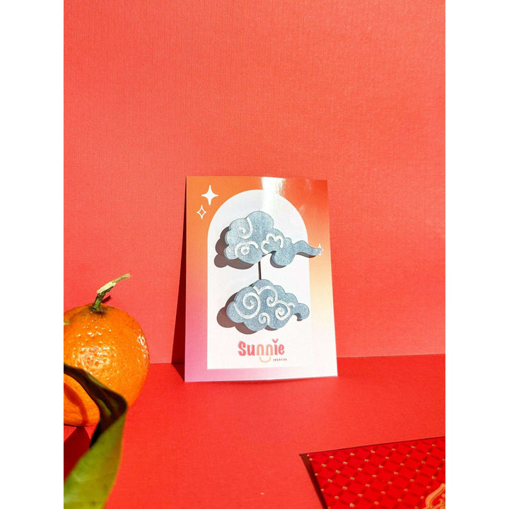 Lucky Cloud Hair Clip Set