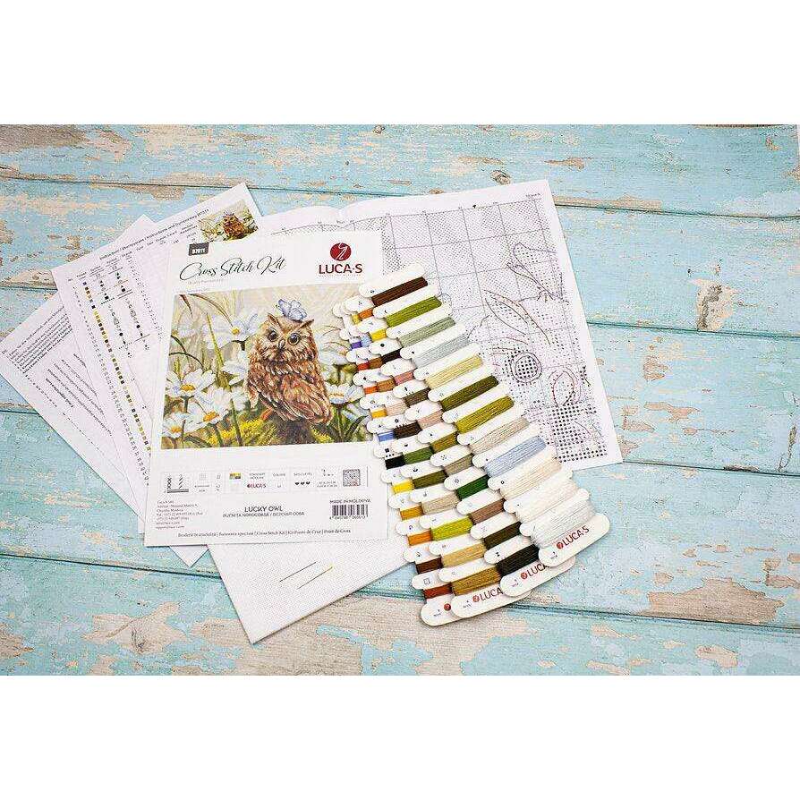 Lucky Owl B7011L Counted Cross-Stitch Kit