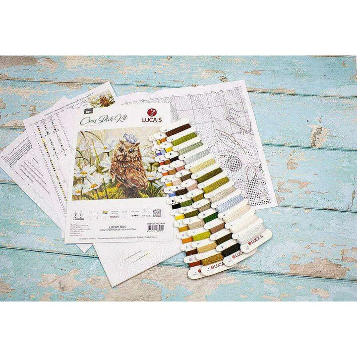 Lucky Owl B7011L Counted Cross-Stitch Kit