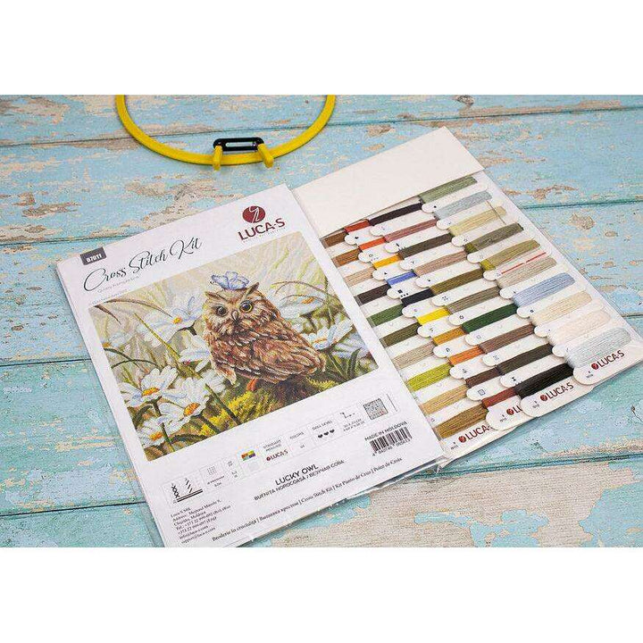 Lucky Owl B7011L Counted Cross-Stitch Kit