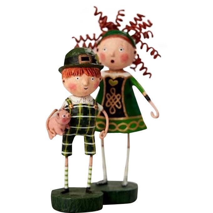 Lucky Pair Set of 2 St. Patrick's Day Lori Mitchell Figurines - Quirks!
