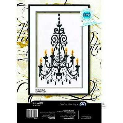 Luxurious chandelier M802 Counted Cross Stitch Kit