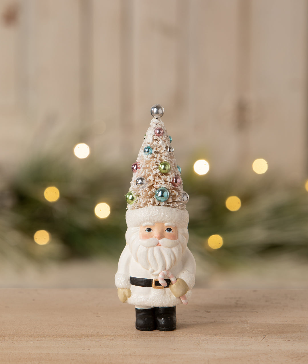 Pastel Tree Santa with Candy by Bethany Lowe Designs, christmas decor