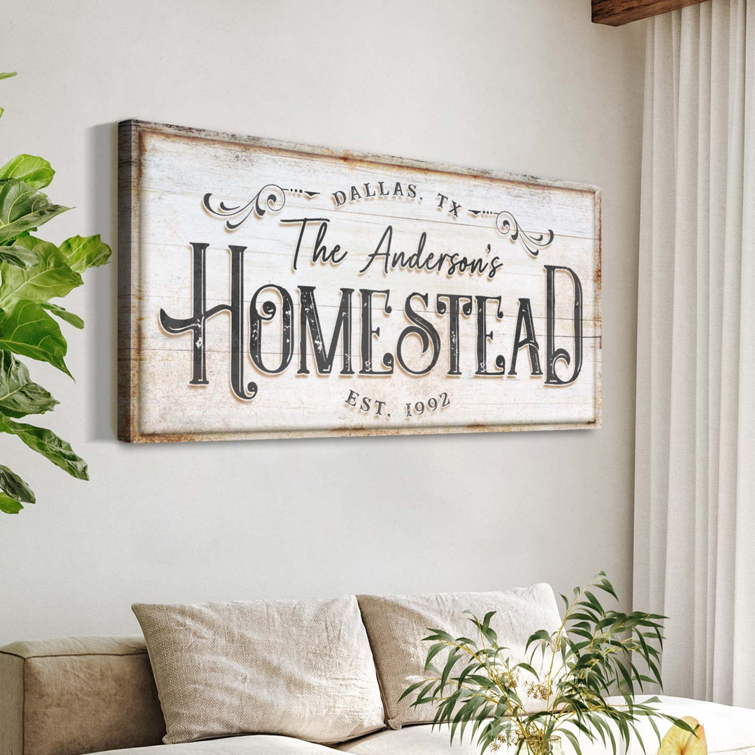Homestead Sign VII
