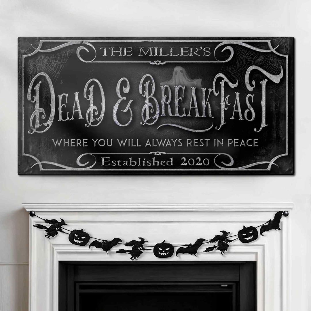 Personalized Dead & Breakfast Sign