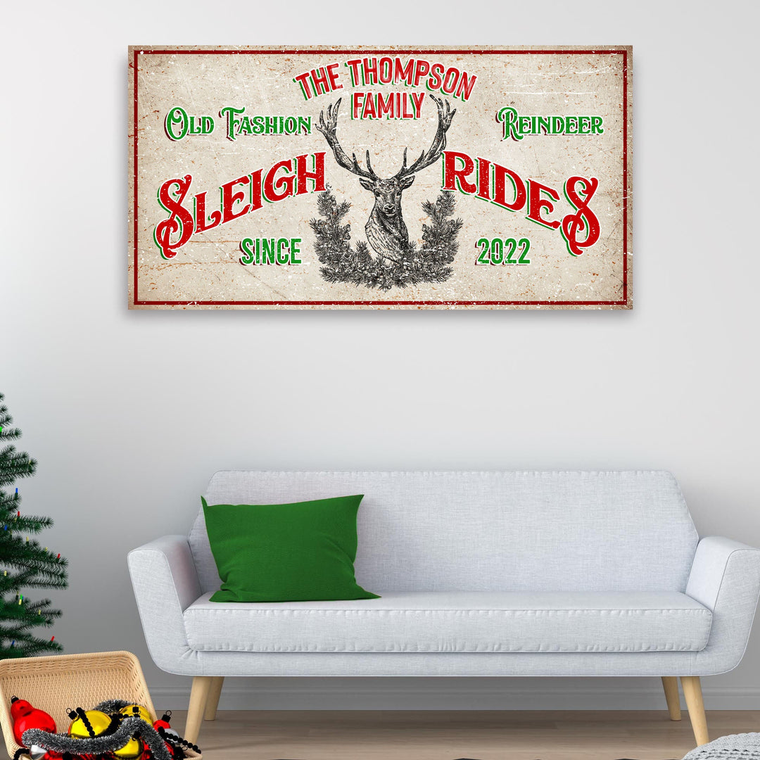 Christmas Reindeer Sign