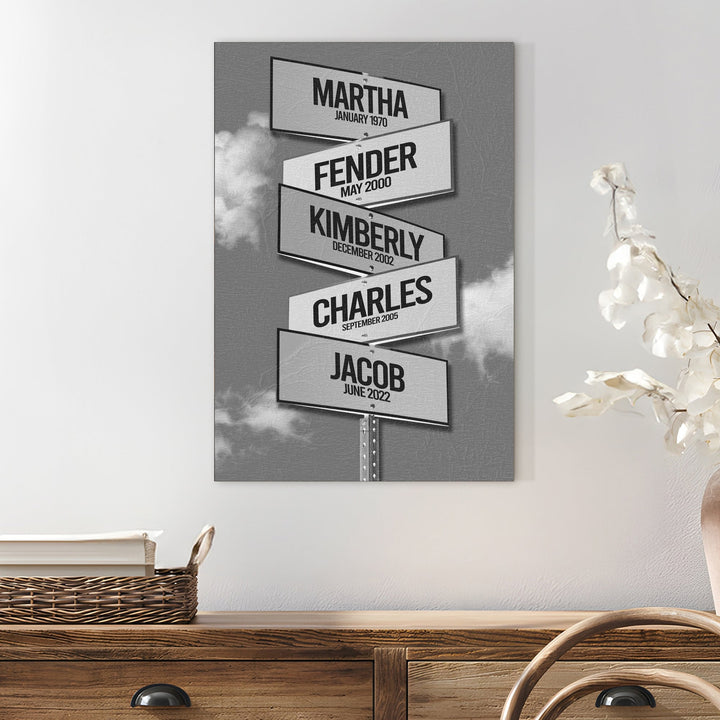 Mother's Day Sign Kids Names