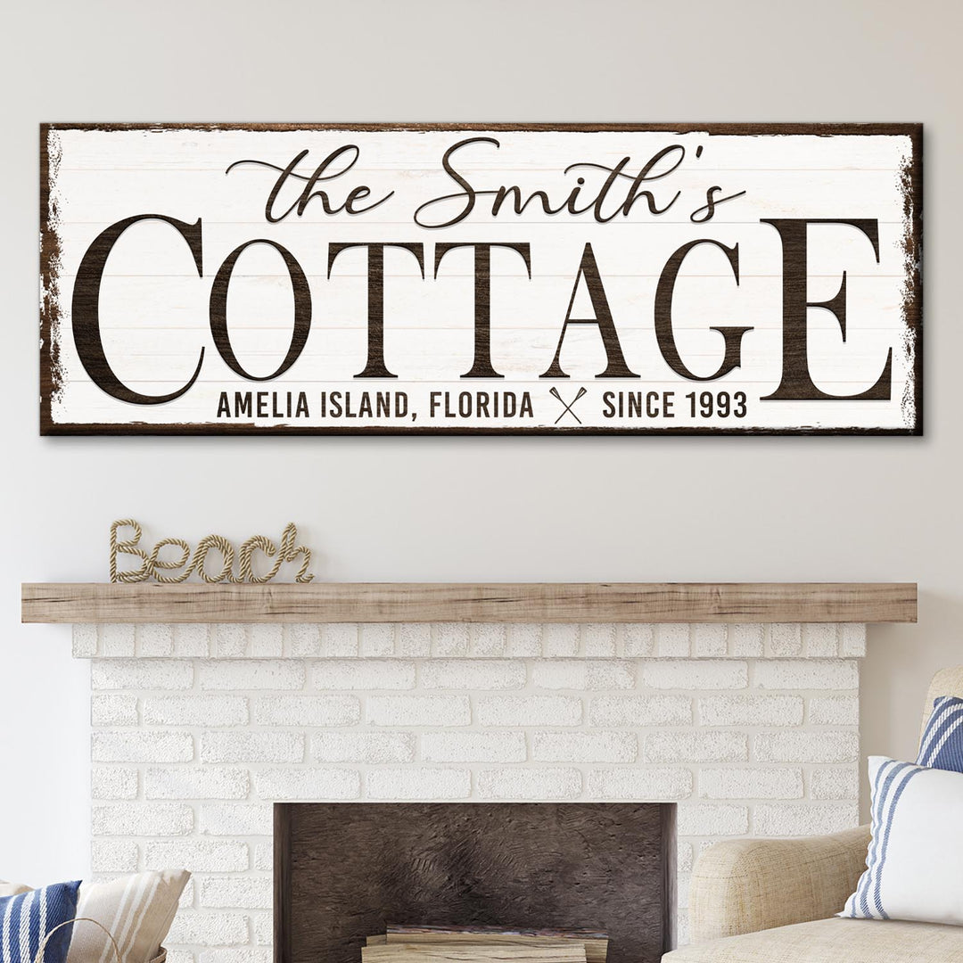 Cottage Beach House Sign II