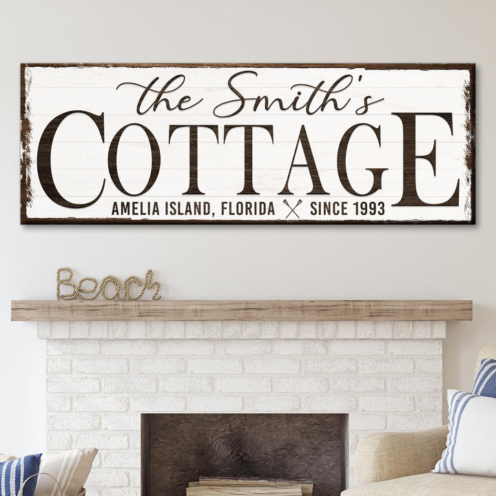 Cottage Beach House Sign II