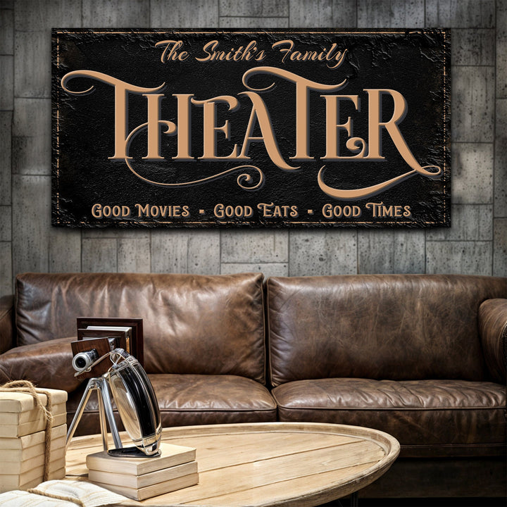 Personalized Theater Sign VI