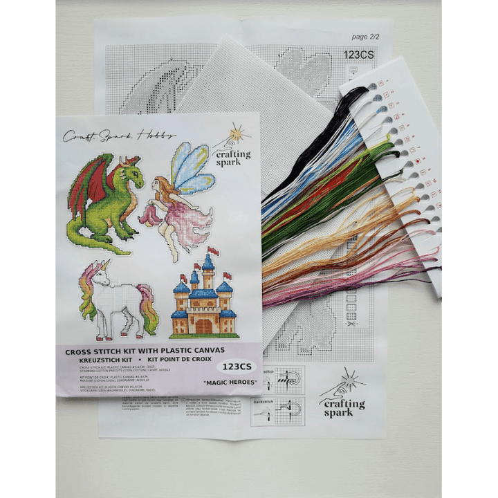 "Magic Heroes" 123CS Counted Cross-Stitch Kit