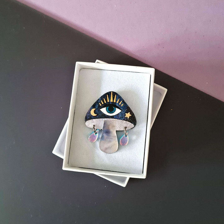 Magic Mushroom Pin by Cherryloco Jewellery 3