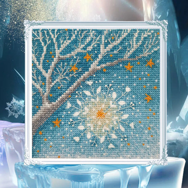 Magic snowflake of wishes C381 Counted Cross Stitch Kit